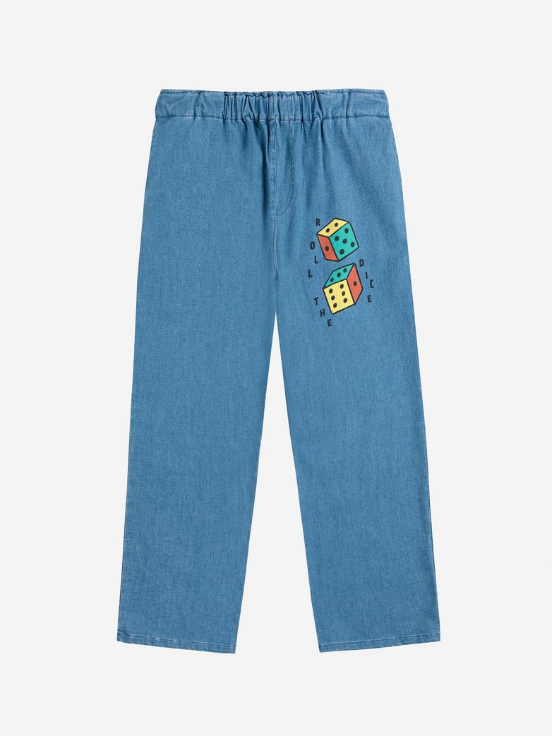 Bobo Choses Roll The Dice Denim Pants Unisex