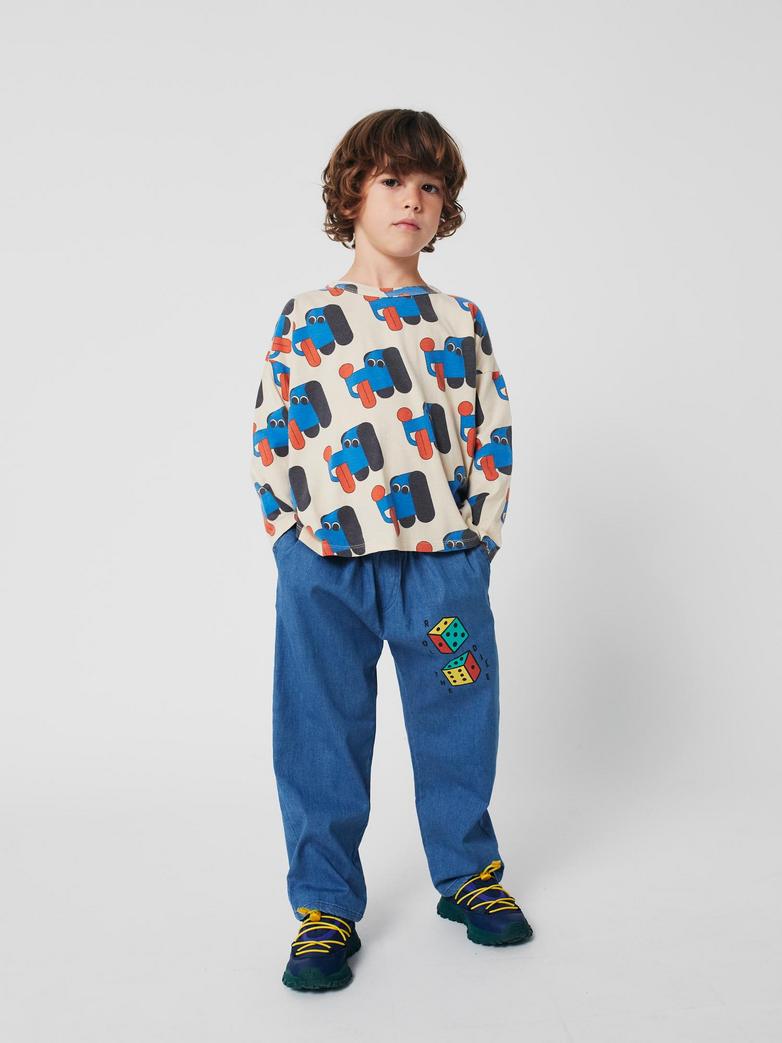 Bobo Choses Roll The Dice Denim Pants Unisex