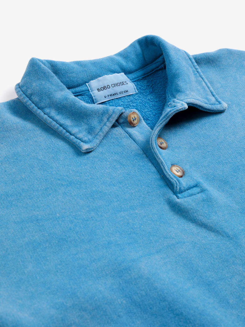 Bobo Choses Beast Tag Polo Sweatshirt
