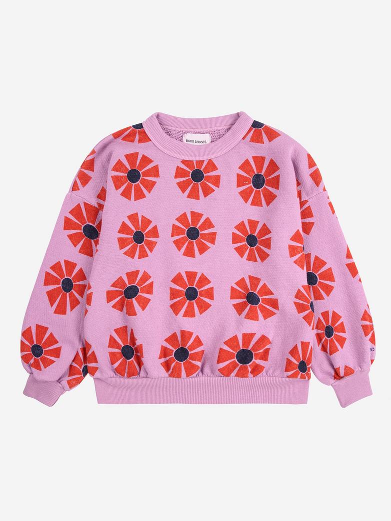 Bobo Choses Kaleidoscope All Over Sweatshirt Girls