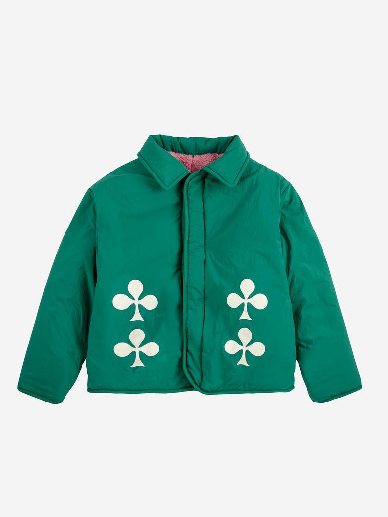 Bobo Choses Clover Reversible Sheepskin Jacket Girl