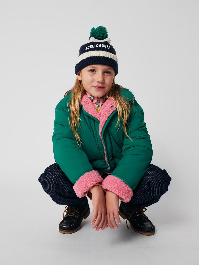 Bobo Choses Clover Reversible Sheepskin Jacket Girl
