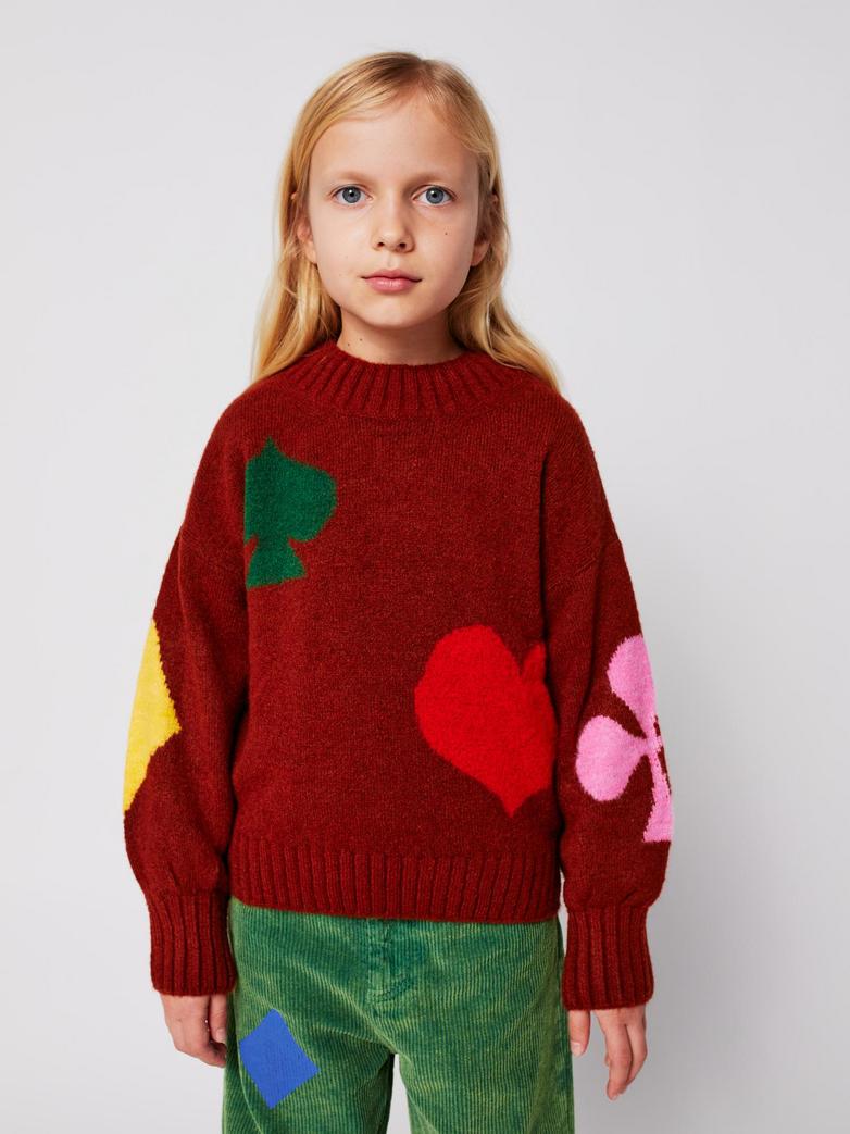 Bobo Choses Jacquard Turtle Neck Jumper Girls