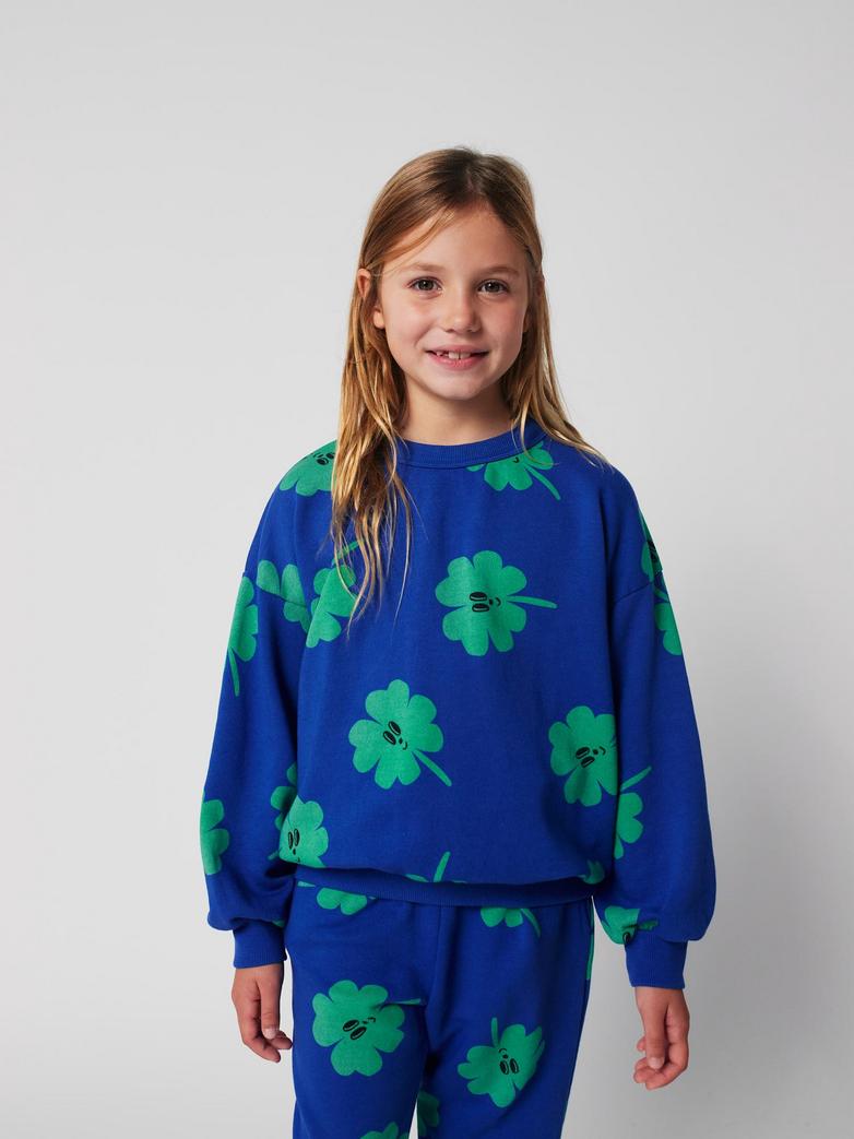 Bobo Choses Lucky Clover All over Sweatshirt