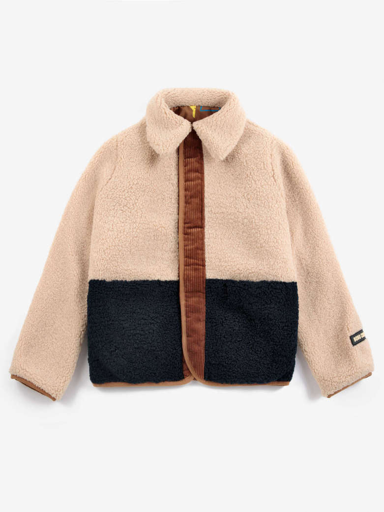 Bobo Choses Pixel Abduction All Over Reversible Winter Jacket