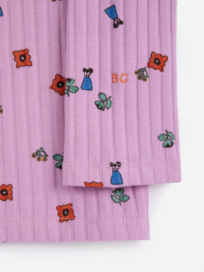 Bobo Choses Blossom All Over Turtleneck T-shirt