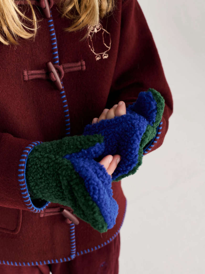 Bobo Choses Color Block Sheepskin Wanten