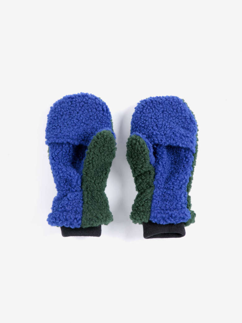 Bobo Choses Color Block Sheepskin Wanten