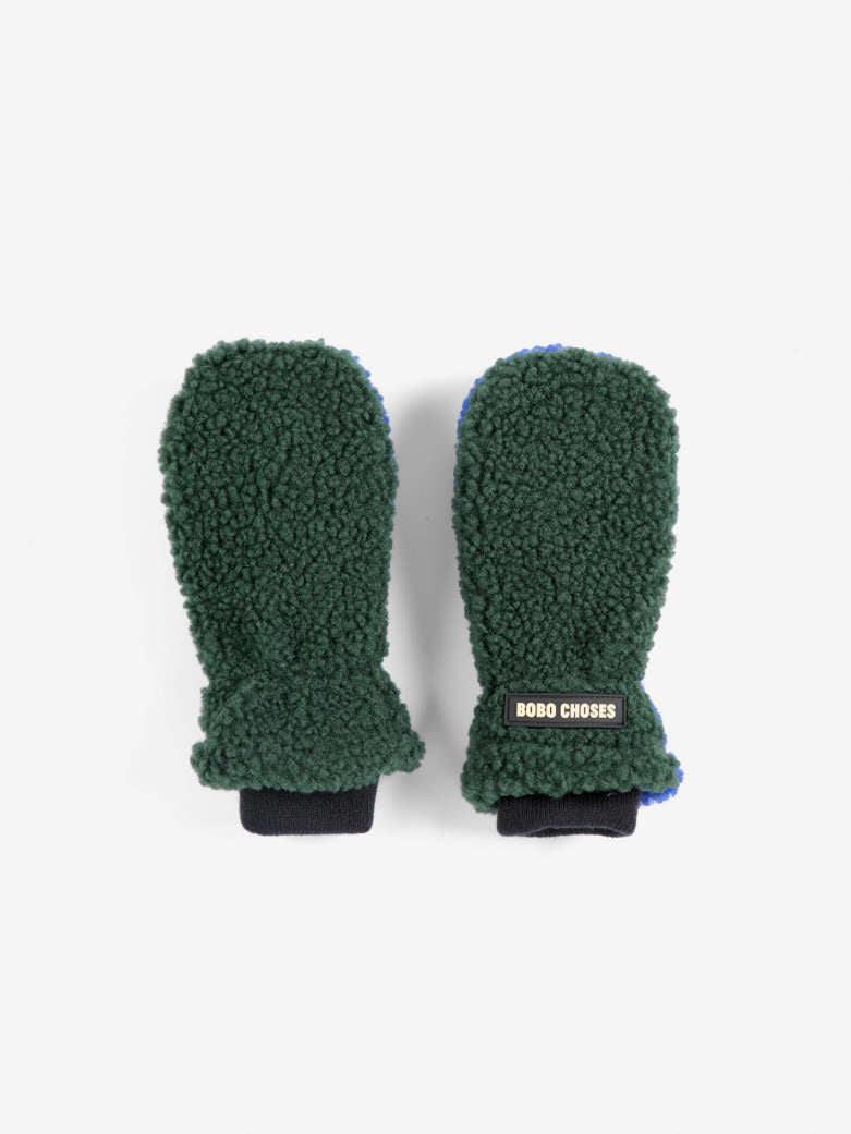 Bobo Choses Color Block Sheepskin Wanten
