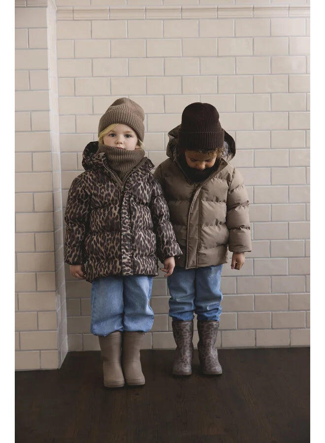 Enfant Jacket Quilt Solid Pine Bark