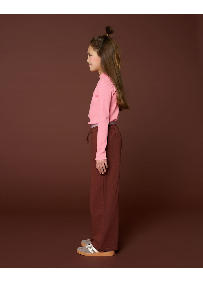 Petit Blush Rib Turtle Neck Rose