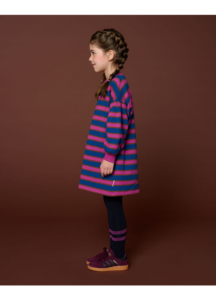 Petit Blush Maillot Stripes Blue/Orchid