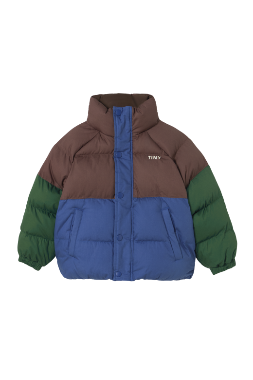 Tiny Cottons Color Block Short Padded Jacket