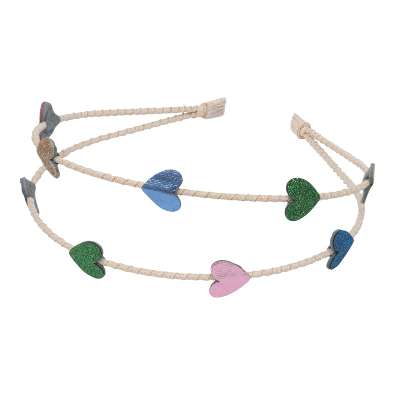 Mimi & Lula Jazzy Teeny Heart Double Alice Haarband