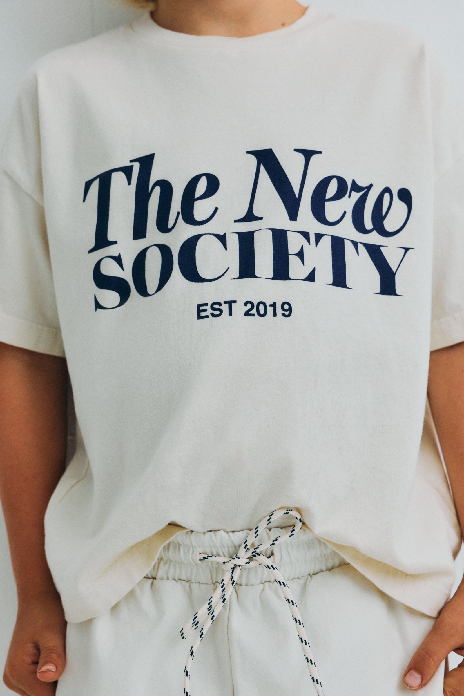 The New Society Bonsai T-shirt Ecru