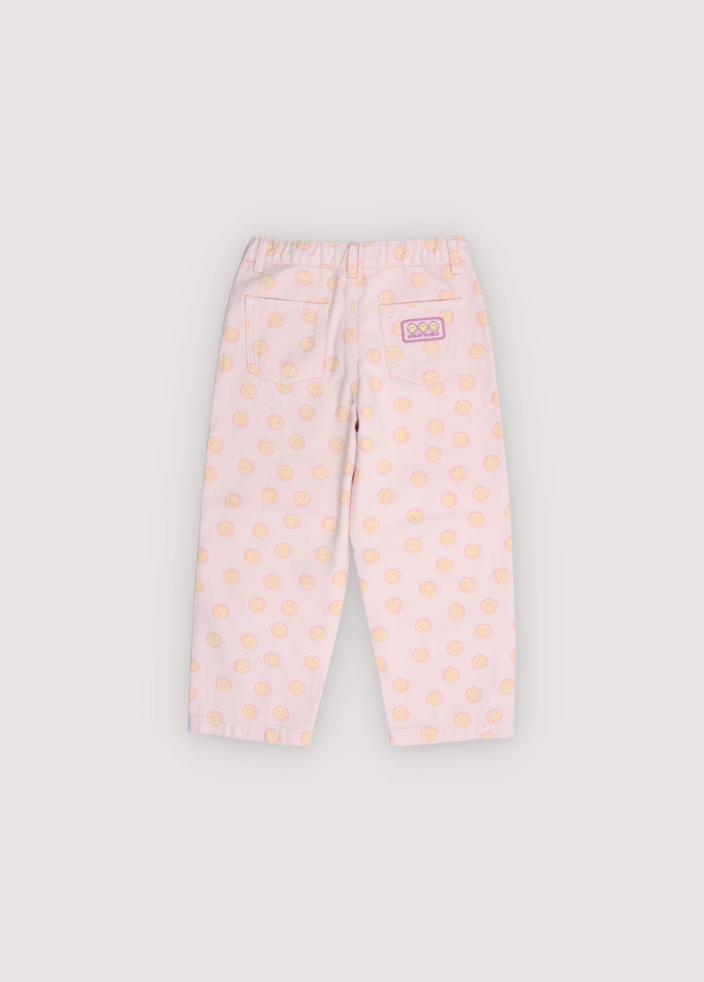 The New Society Smiley Denim Pant Smiley Print