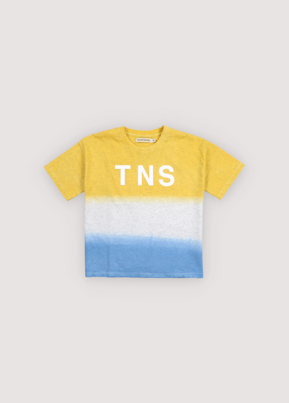 The New Society Tie Dye T-shirt Mimosa Yellow