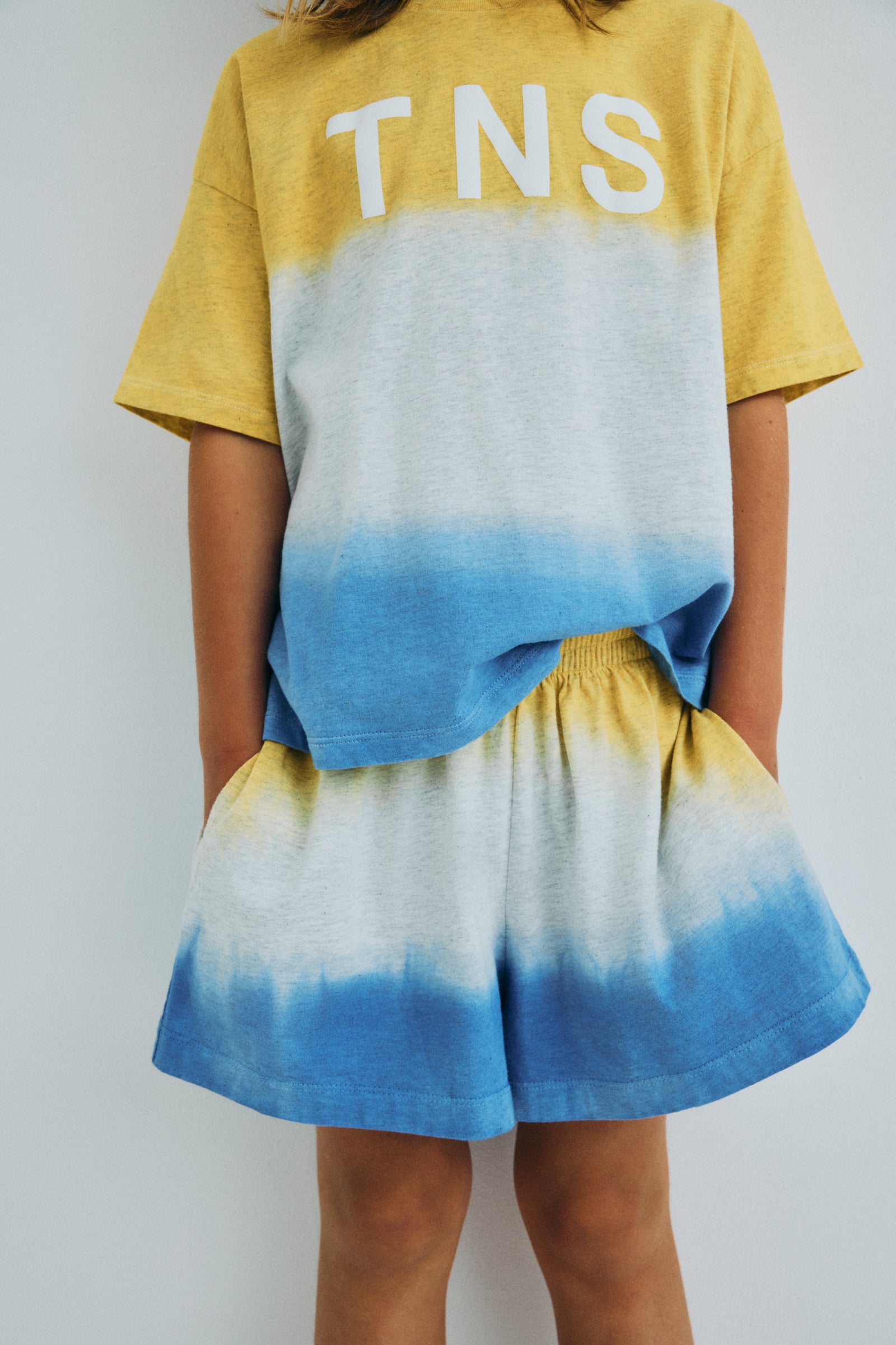 The New Society Tie Dye T-shirt Mimosa Yellow