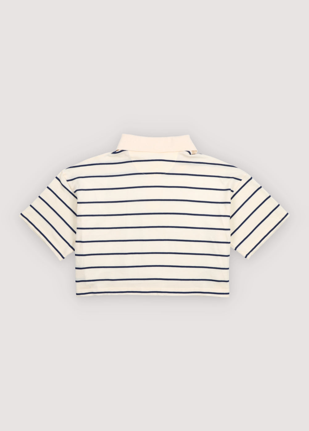The New Society Acacia Teen polo Ecru Stripes