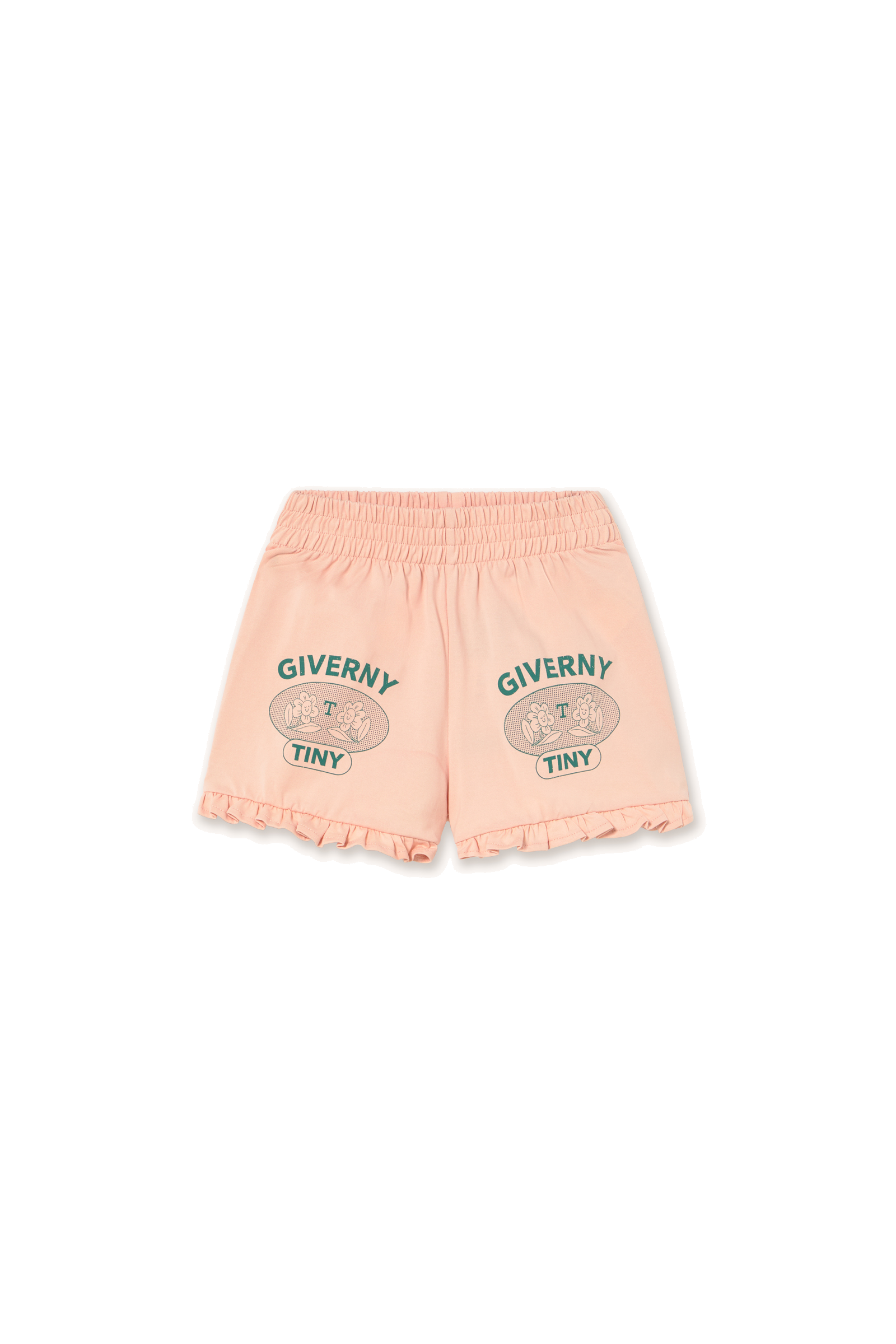 Tiny Cottons Giverny Graphic Smocked Shorts