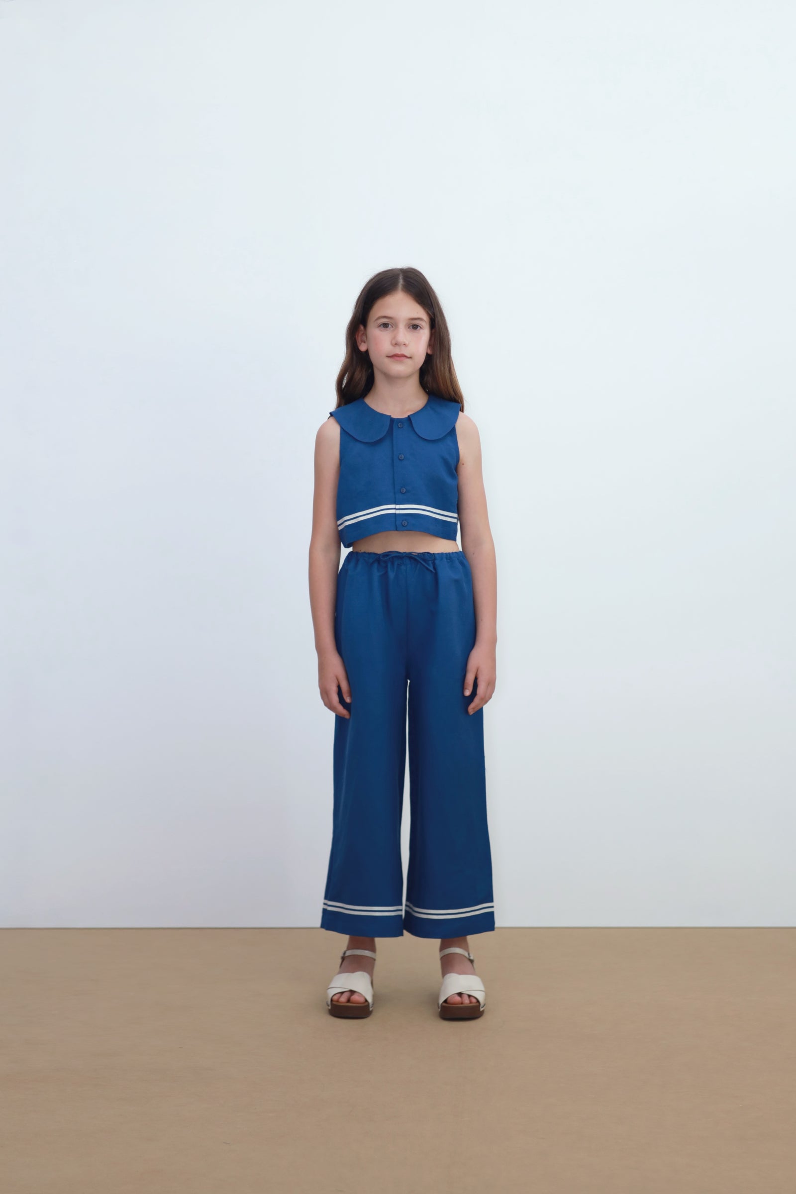 Tiny Cottons Stripes Cropped T-shirt
