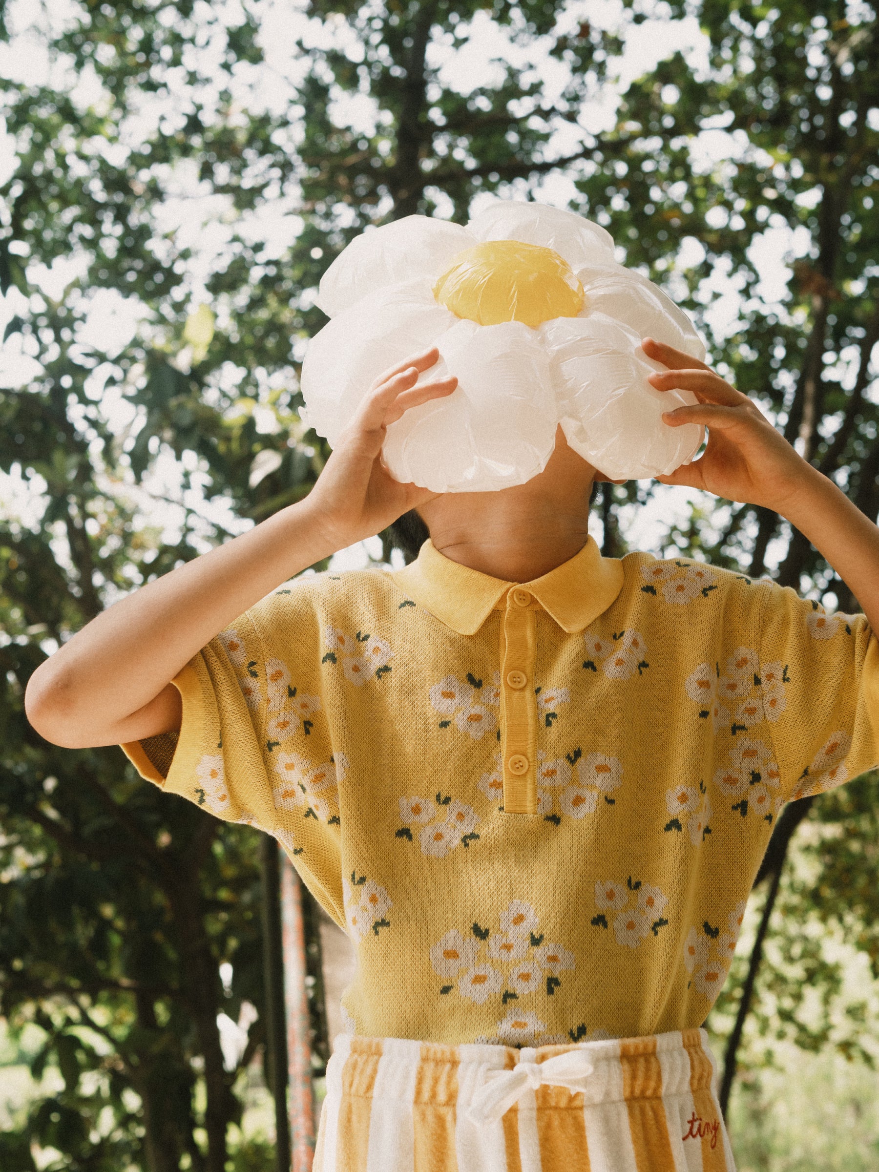 Tiny Cottons Blossoms Sweater Polo shirt