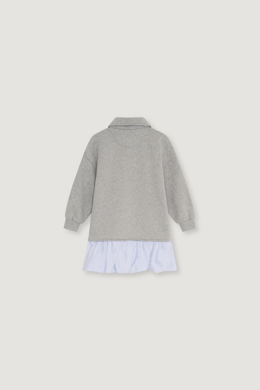 The New Society Ash Dress Mid Grey Melange
