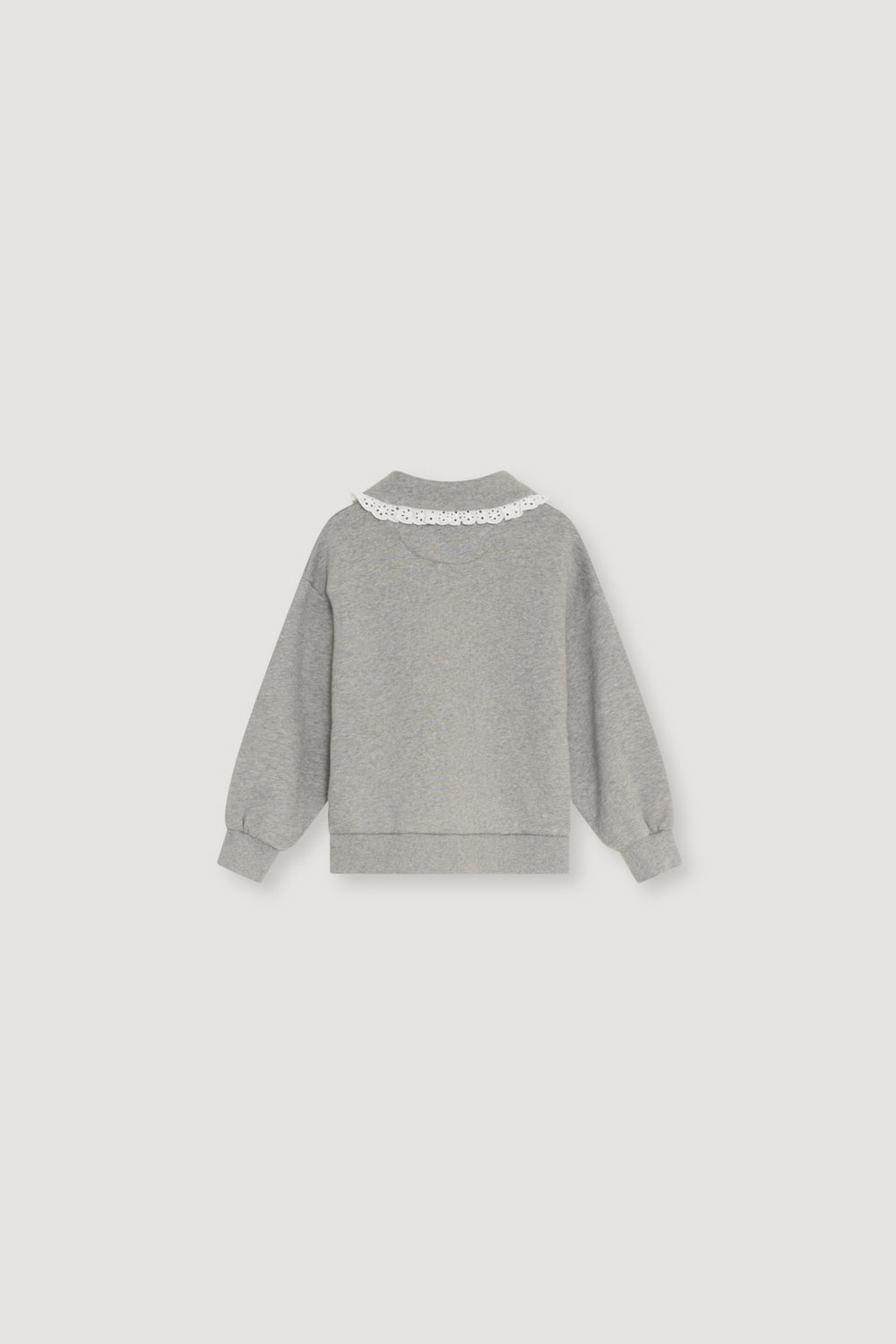 The New Society Ash Polo Shirt Mid Grey Melange