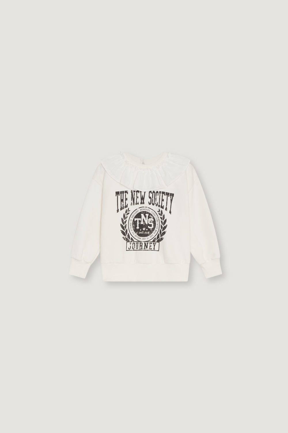 The New Society Row Sweatshirt Whisper White