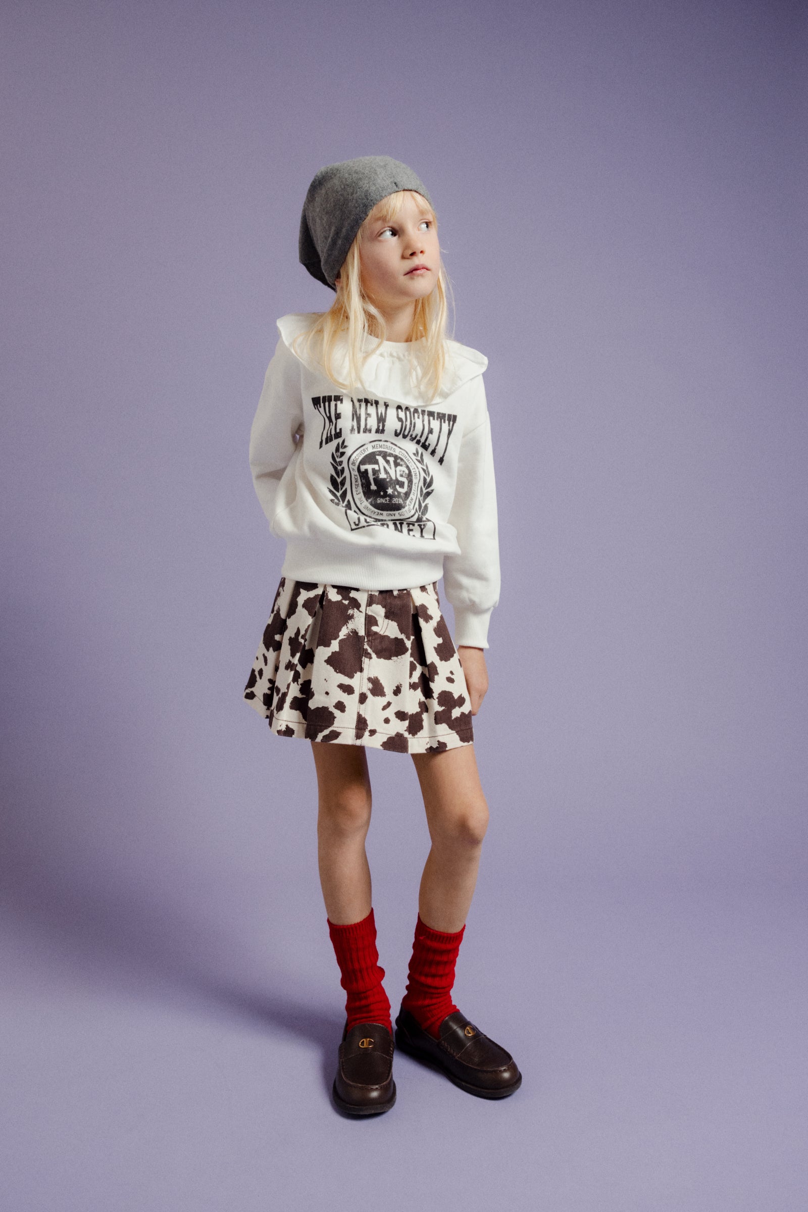 The New Society Row Sweatshirt Whisper White