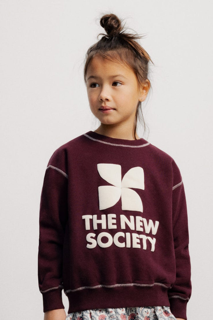 The New Society Logo Sweatshirt Winetasting Unisex