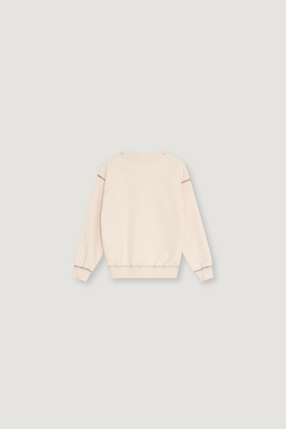 The New Society Sweatshirt Whisper White Melange Multicolor