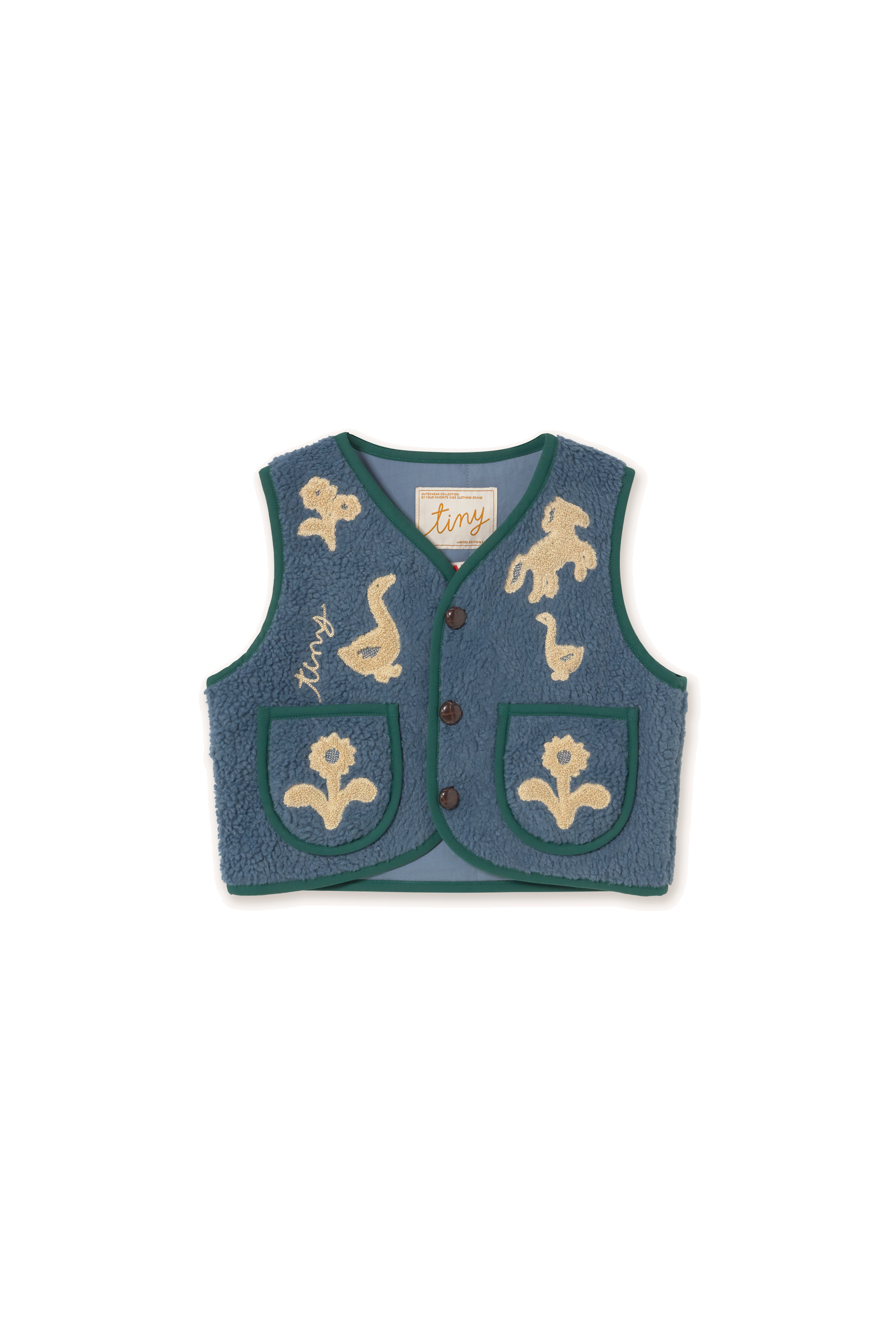 Tiny Cottons Sherpa Vest