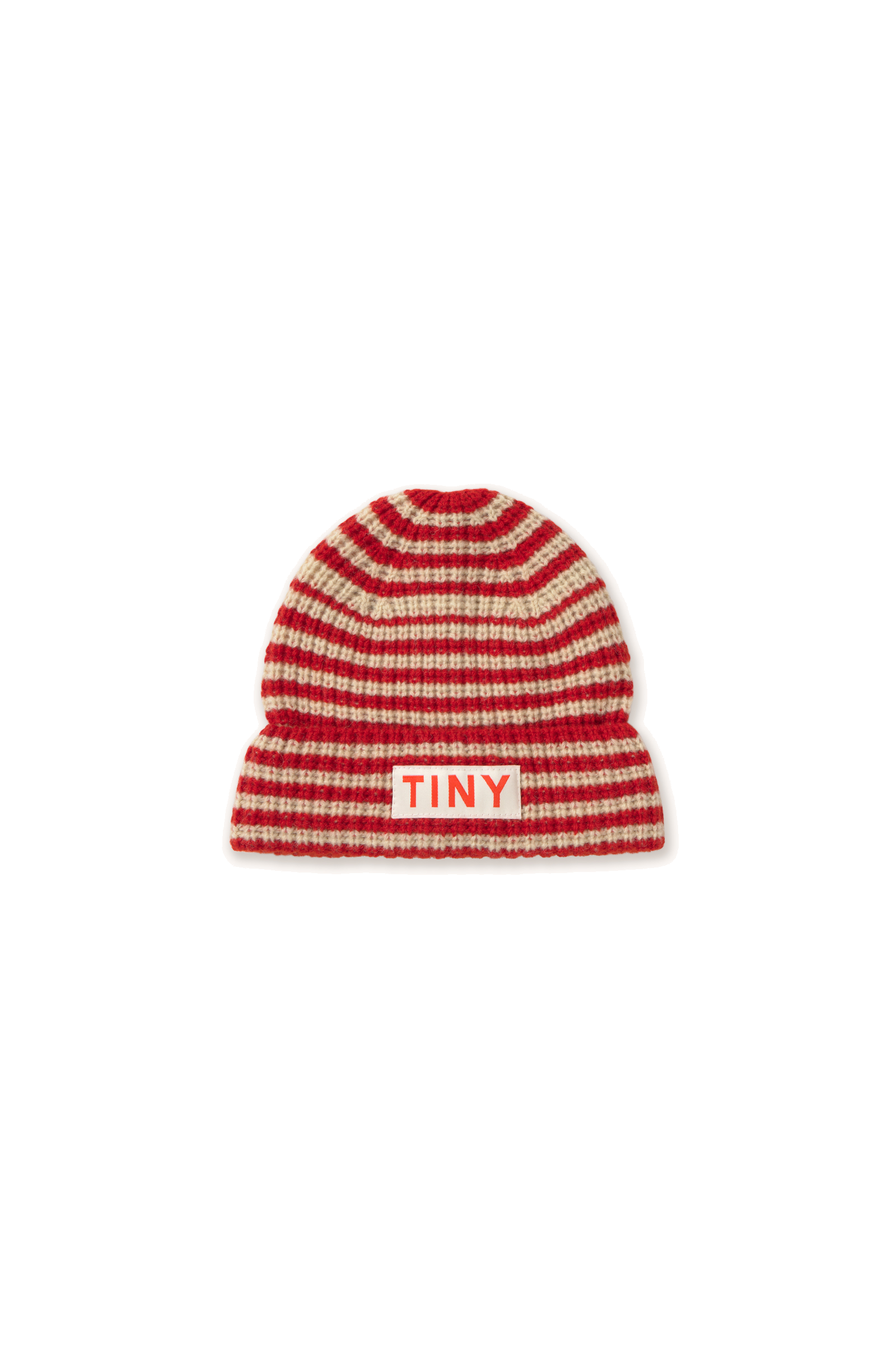 Tiny Cottons Stripes Beanie Red
