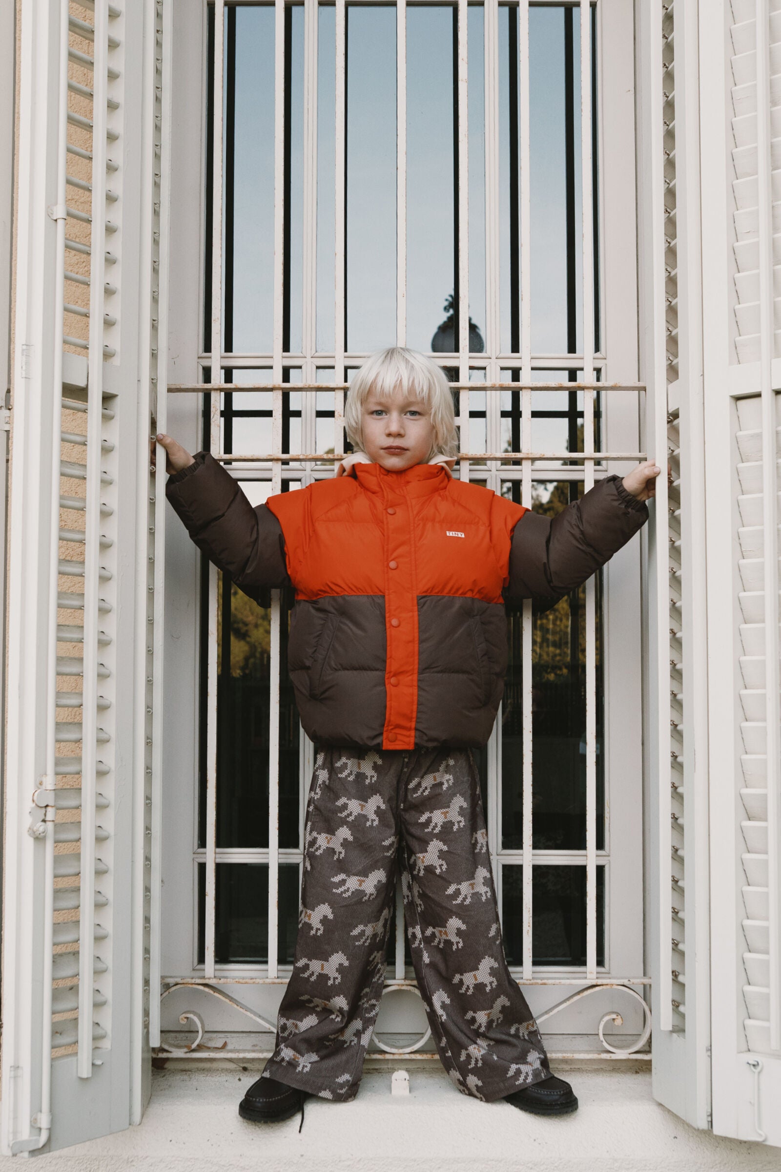 Tiny Cottons Color Block Short Padded Jacket