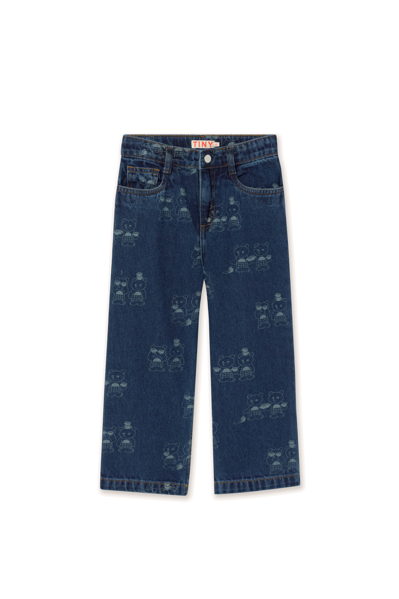 Tiny Cottons Tea Room 2 Straight Denim Pants