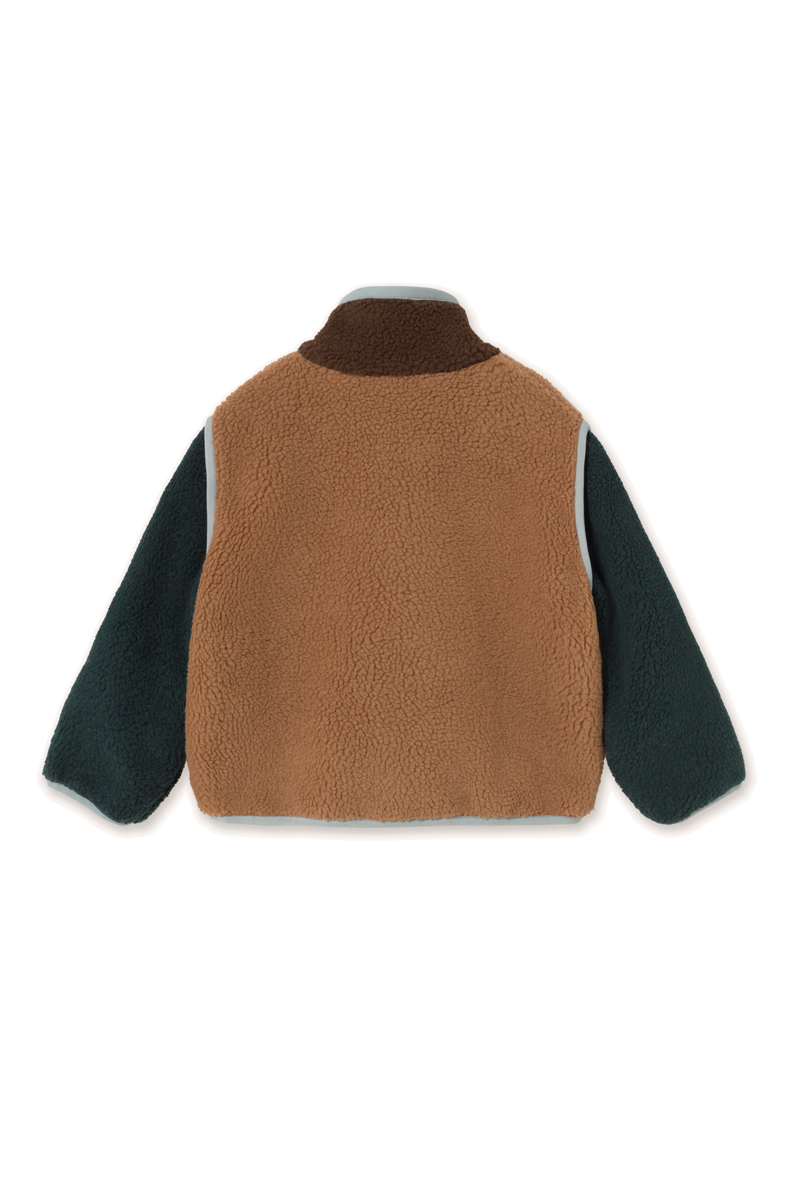 Tiny Cottons Color Block Sherpa Jacket