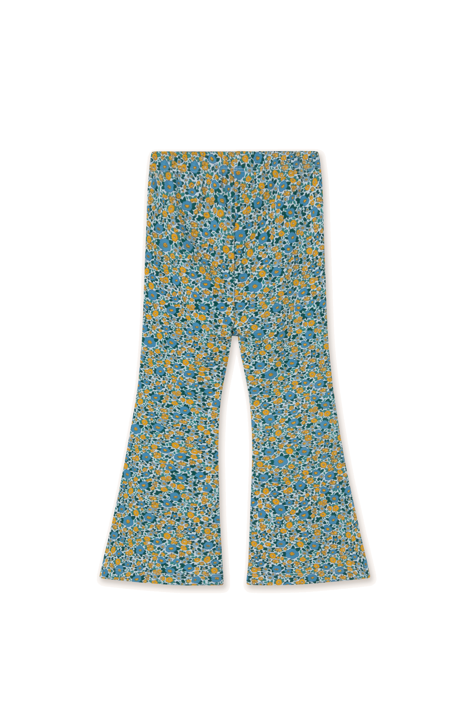 Tiny Cottons Flower Pattern Rib Pant