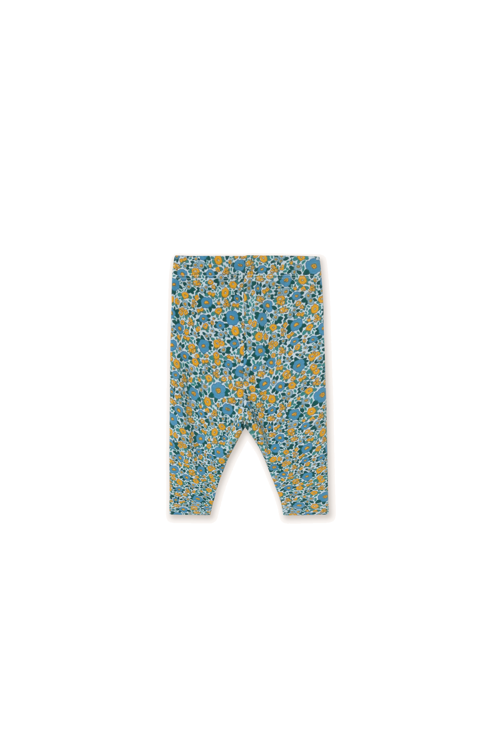 Tiny Cottons Flower Pattern Rib Baby Pant