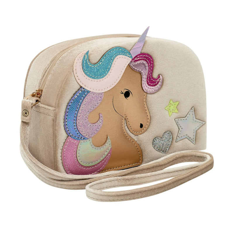 Mimi & Lula Velvet Unicorn Bag