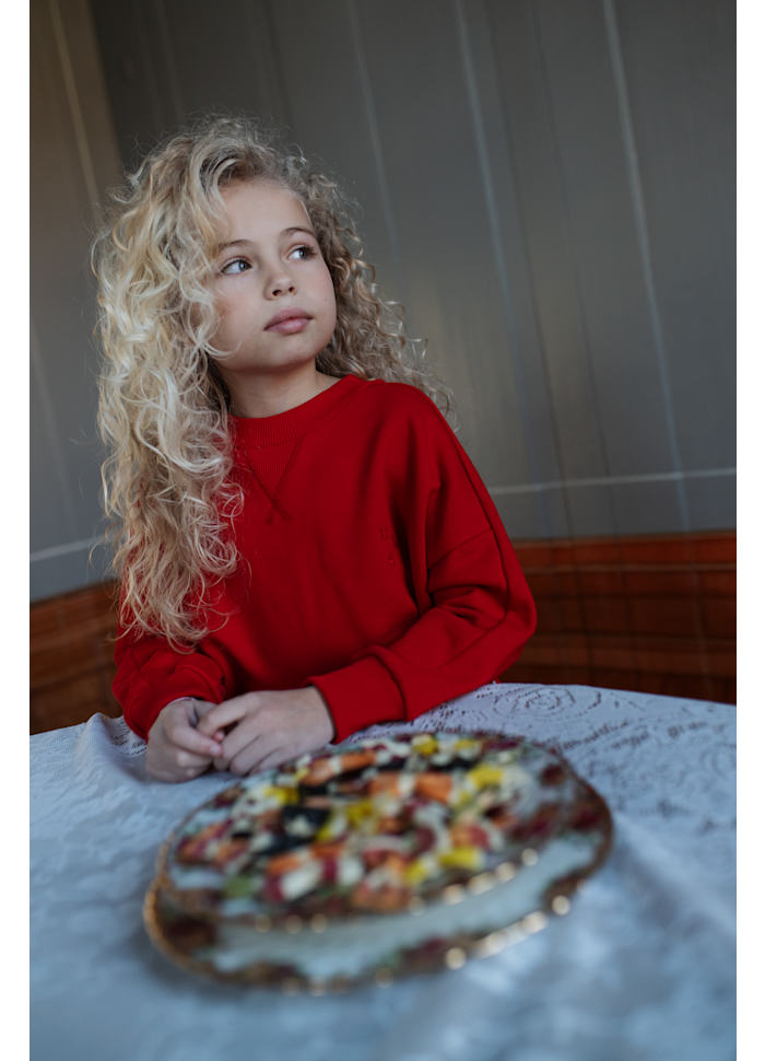 Petit Blush Coco Sweater Salsa