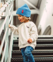 Hello Hossy Flow Ocean Muts Blauw