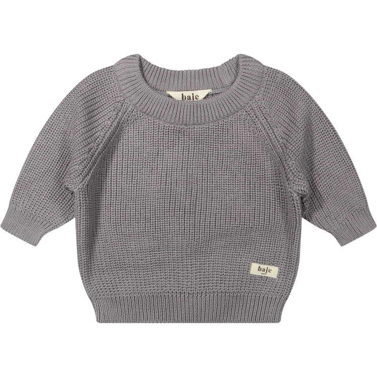 Baje Studio Santis Baby trui Grey Steel
